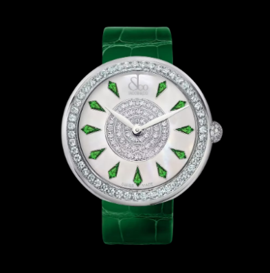 Review Jacob & Co brilliant TSAVORITES IN STAINLESS STEEL BQ020.10.RO.KD.A Replica watch